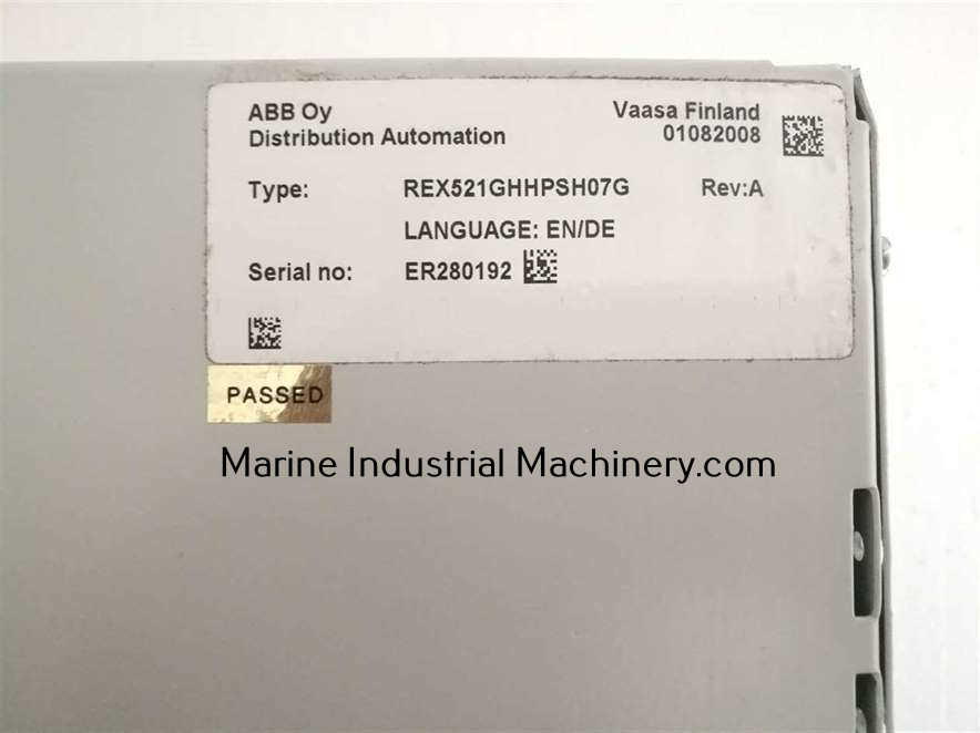 ABB REX521GHHPSH07G Motor Protection Relay