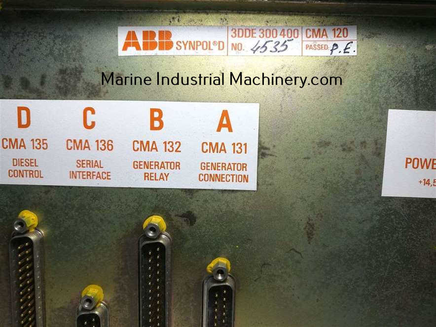 ABB Synpol D CMA 130 Generator Control & Management