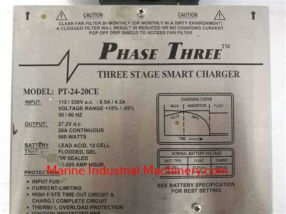 Newmar PT-24-20CE Phase Three Smart Charger