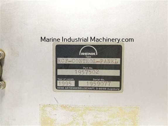 Renk Shaft Generator 1957502 RCF Control Panel