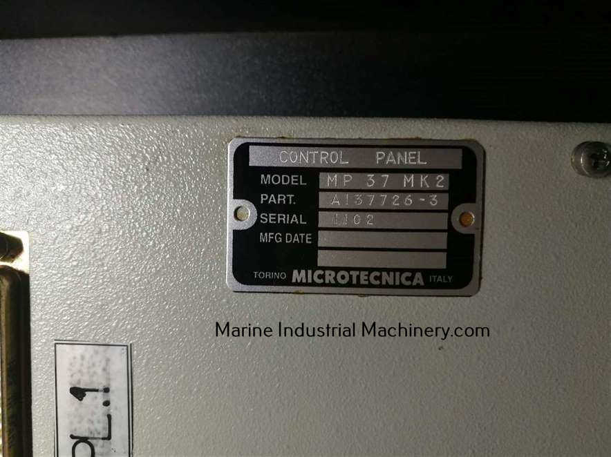 Microtecnica MP 37 MK2 Control Panel