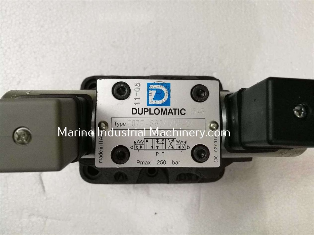 Duplomatic E07E-S92/1/51-24 Valve