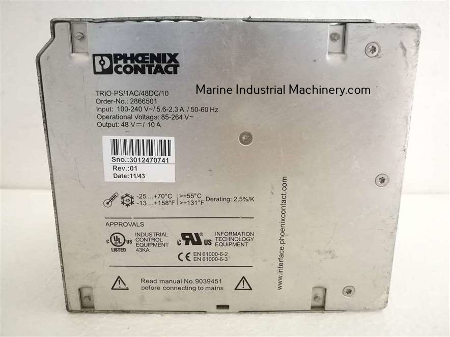 Phoenix Contact TRIO-PS/1AC/48DC/10 Power Supply