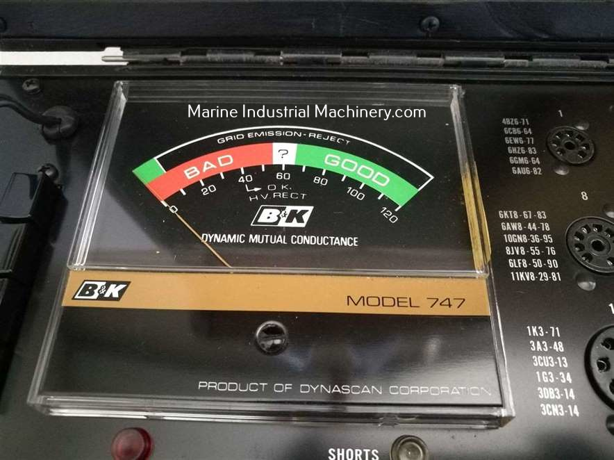 B&K 747 Solid State Tube Tester