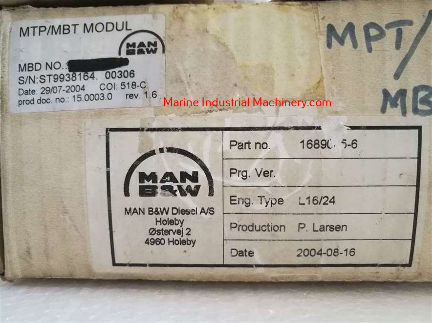 MAN B&W 1685339-2 MTP/MBT Box