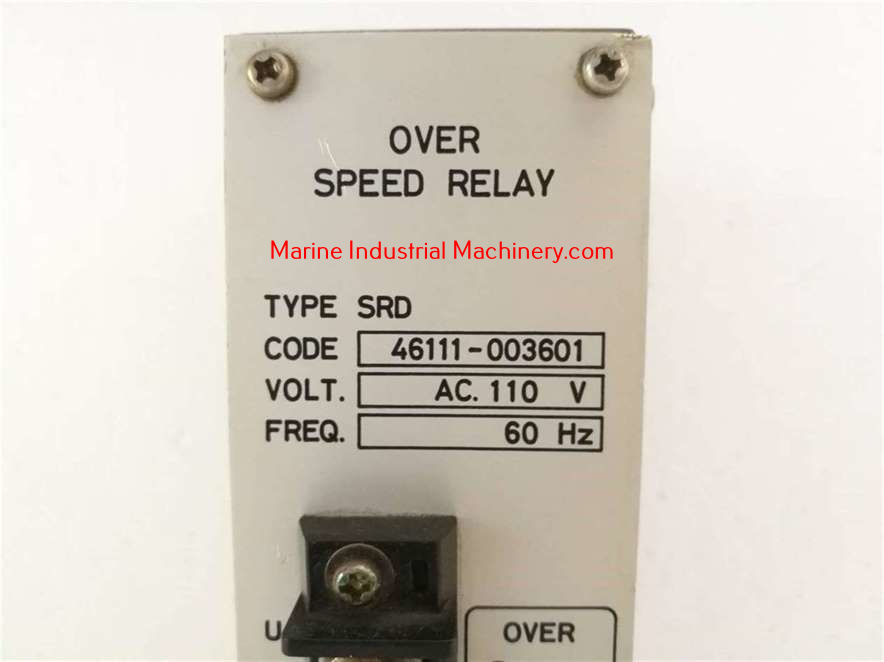 Negishi Seisakusho SRD Over Speed Relay