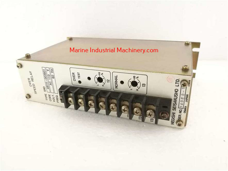 Negishi Seisakusho SRD Over Speed Relay