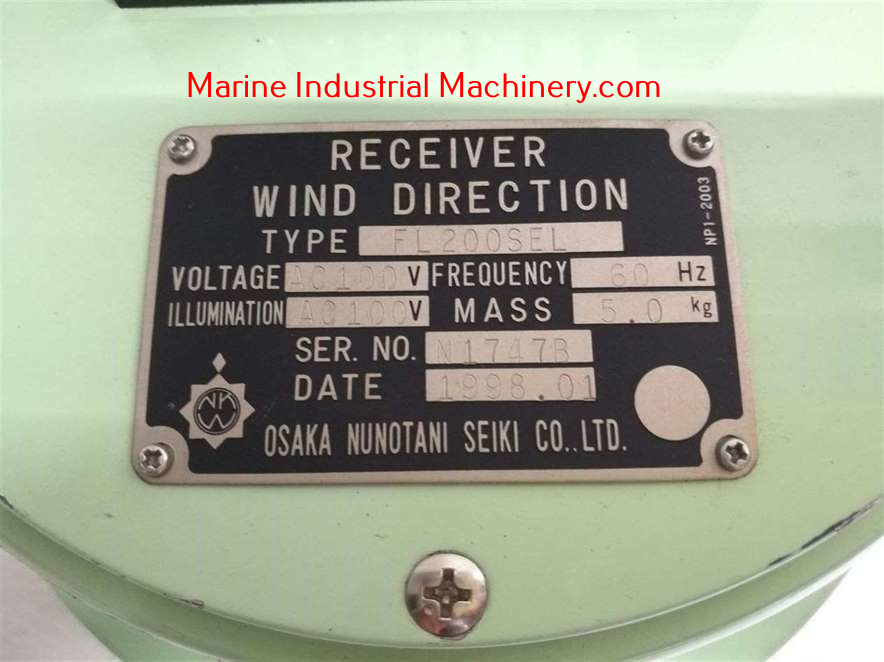 Osaka Nunotani Seiki FL200SEL Receiver Wind Direction