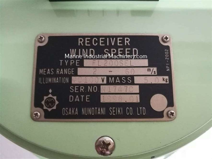 Osaka Nunotani Seiki FL200SEL Receiver Wind Speed
