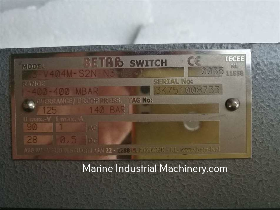 Beta C3-V404M-S2N-N3-G1-I Temp/Pressure Switch