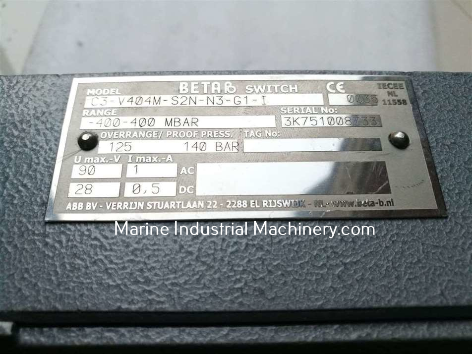 Beta C3-V404M-S2N-N3-G1-I Temp/Pressure Switch