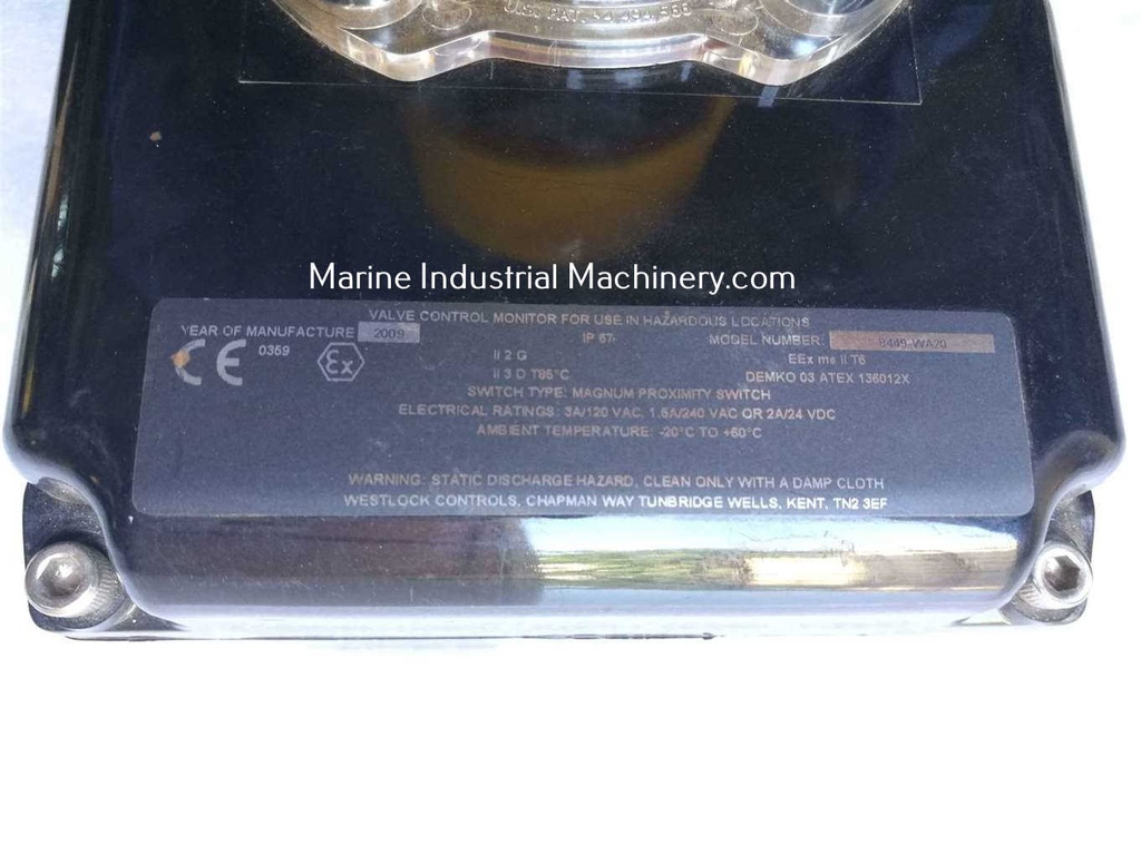 Westlock Beacon 8449-WA20 Valve Control Monitor