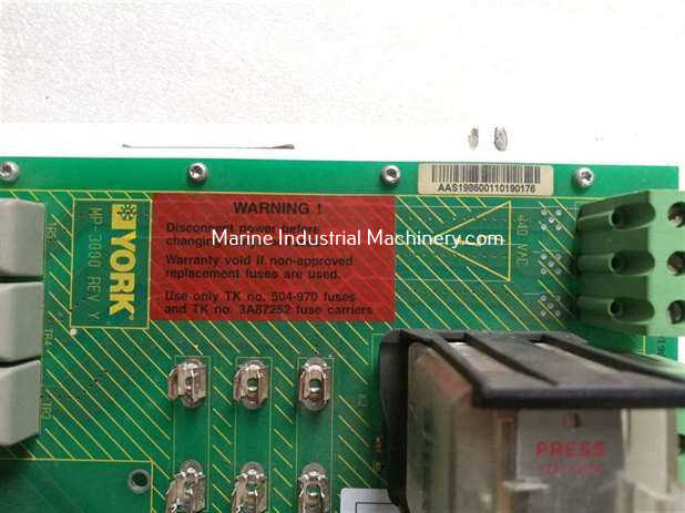 York MP-3000 Relay Board Pcb