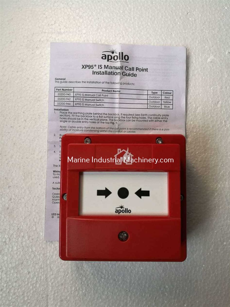 Apollo XP95 Manual Call Point