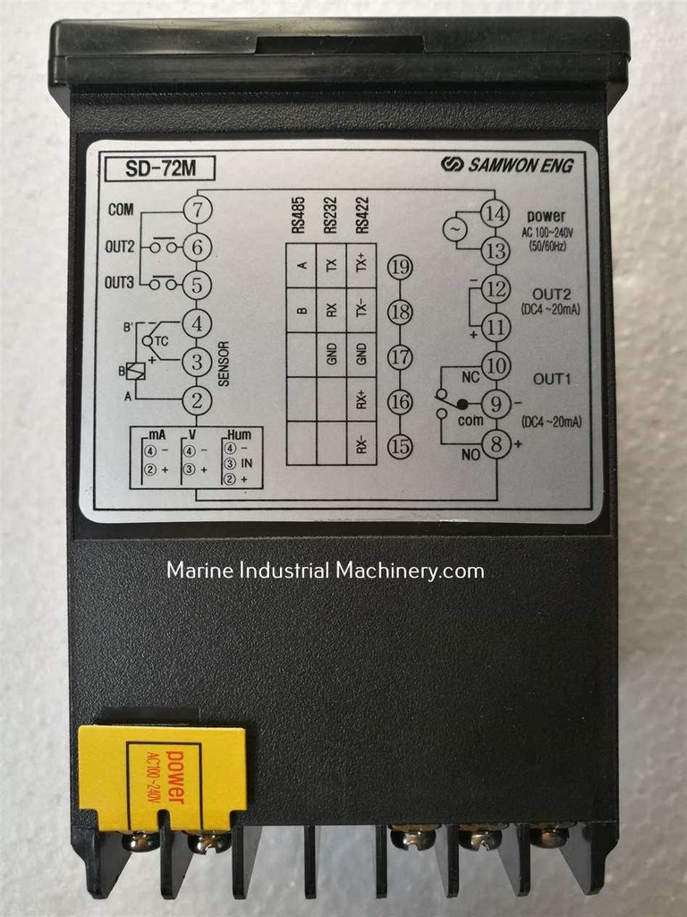 Samwon Eng SD-72MRRRN Temperature Controller