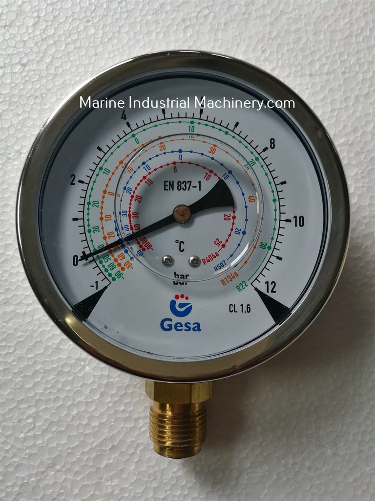 Gesa Pressure Gauge -1 +12 Bar R22