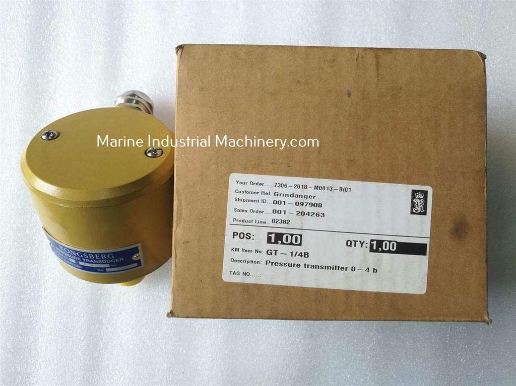 Kongsberg GT-1/4bar Pressure Transducer