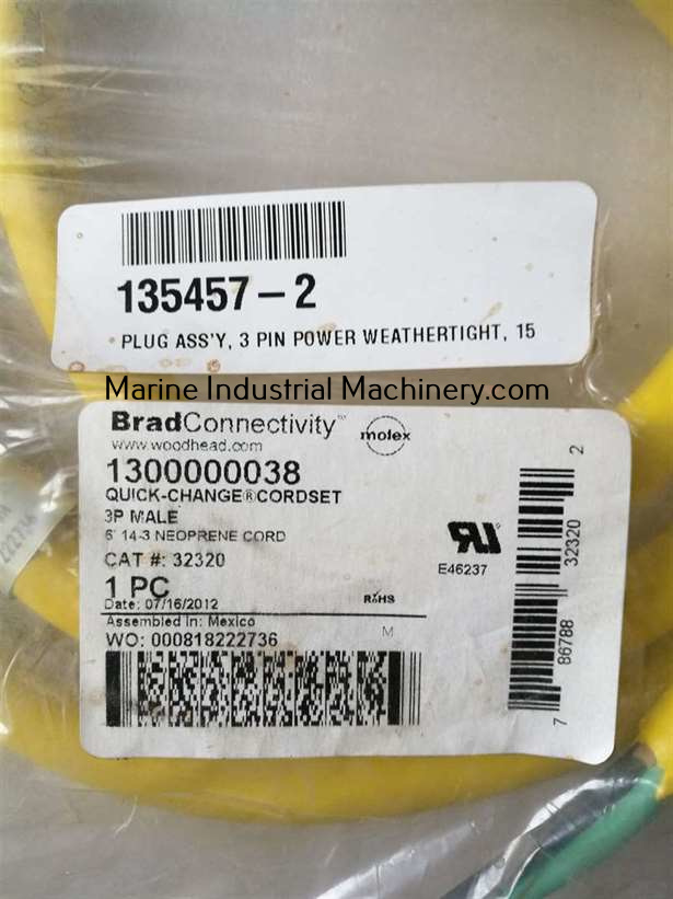 Woodhead 32320 Brad Harrison Quick-change Cordset