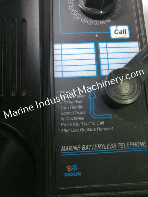 Jiaxing Kexun Electron 24KS-1Q Marine Batteryless Telephone