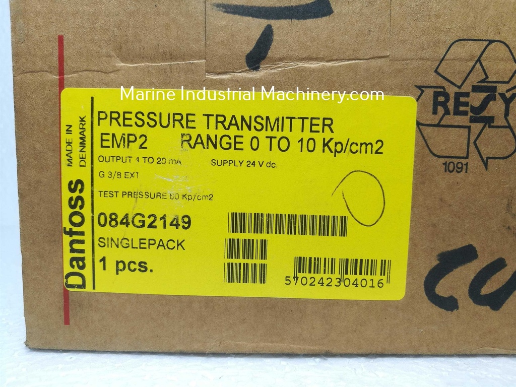 Danfoss EMP2 084G2149 Pressure Transmitter