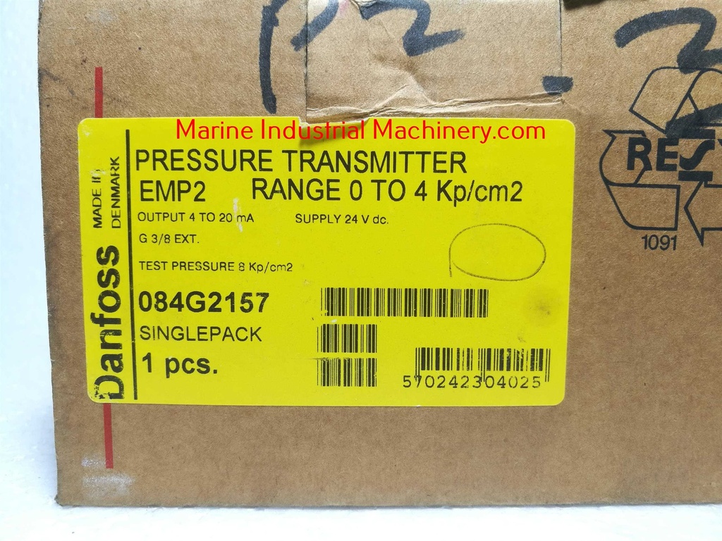 Danfoss EMP2 084G2157 Pressure Transmitter