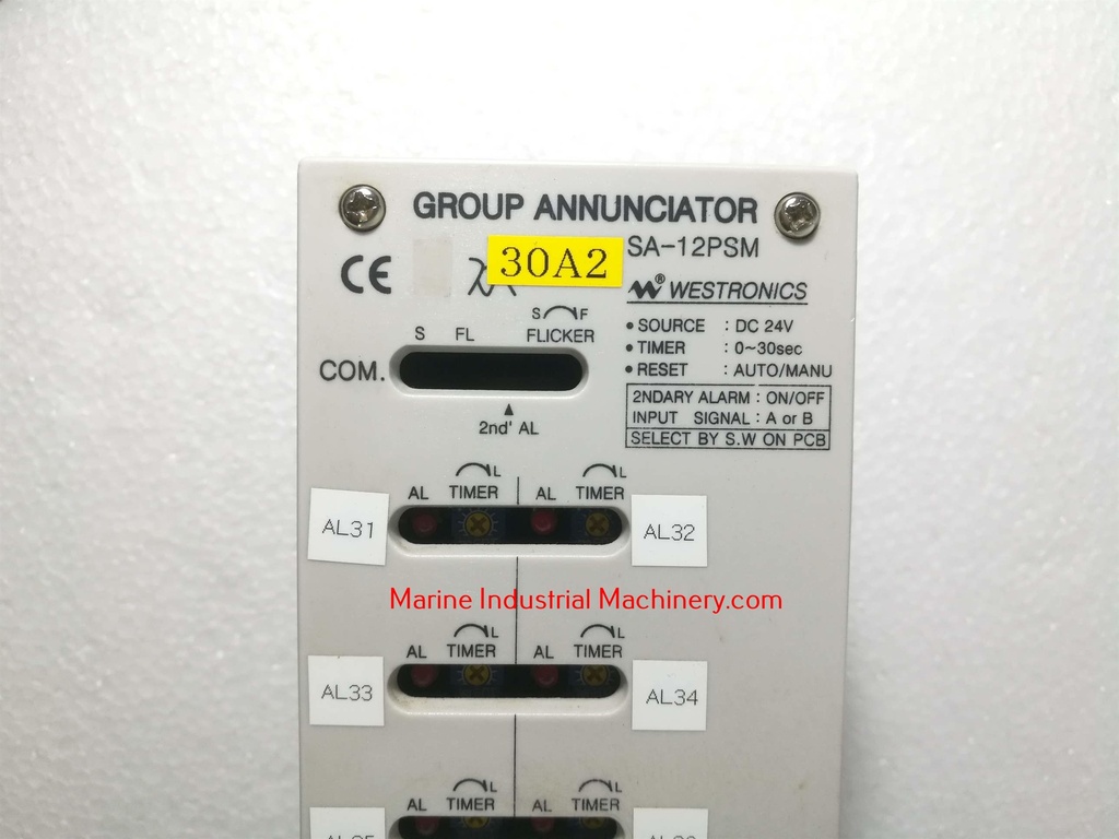 Luxco/Westronics SA-12PSM Group Annuciator Alarm Unit