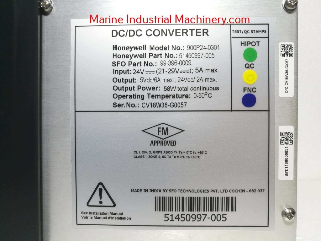 Honeywell 900P24-0301 DC/DC Converter