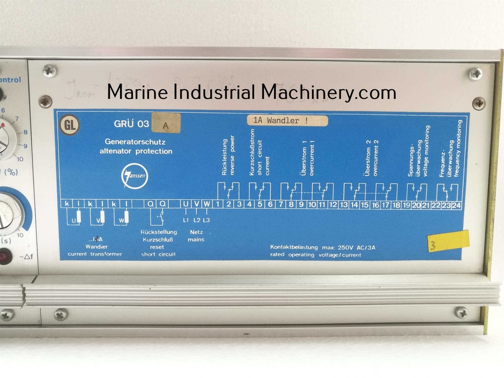 Rolf Janssen GRU 03 E01.3601.181 Switching Power Frequency Monitoring