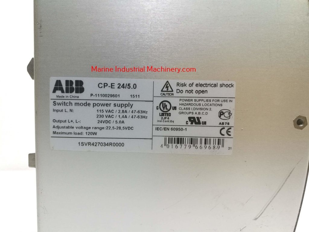 ABB CP-E 24/5.0 Switch mode Power Supply