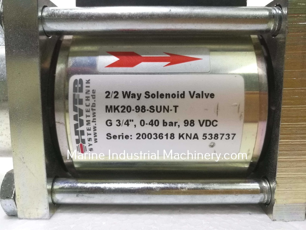 HWFB MK20-98-SUN-T 2/2 Way Solenoid Valve