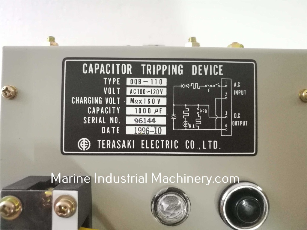 Terasaki Electric OQB-110 Capacitor Tripping Device