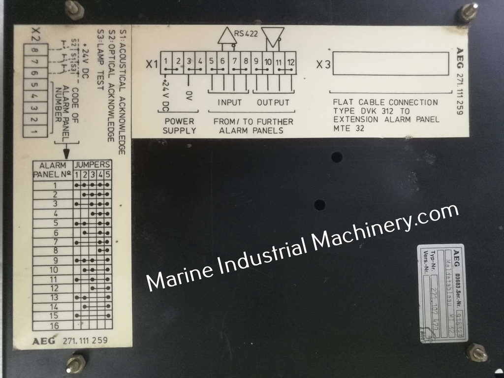 AEG MT 32 Extension Alarm Panel 271.107 479