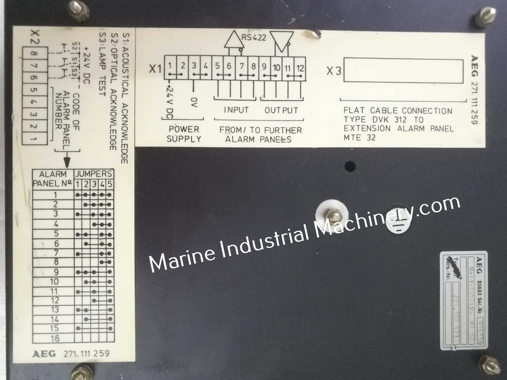 AEG MT 32 Extension Alarm Panel 271.107 479