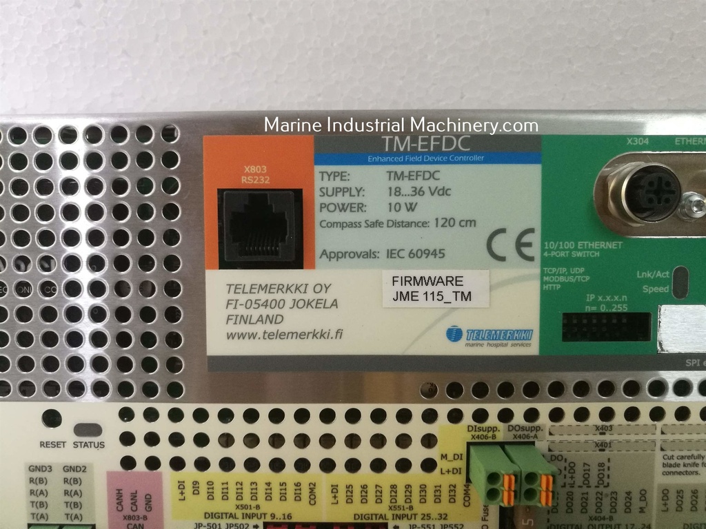 Telemerkki TM-EFDC Ethernet I/O Unit
