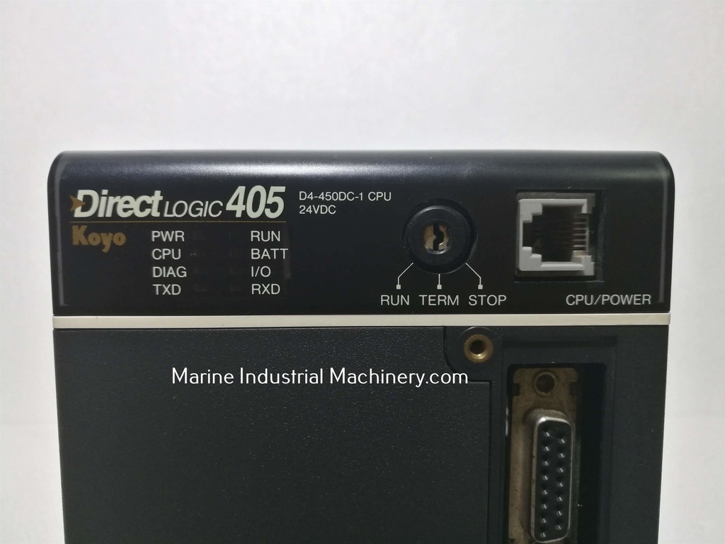 Koyo Direct Logic 405 D4-450DC-1 CPU Programmable Controller