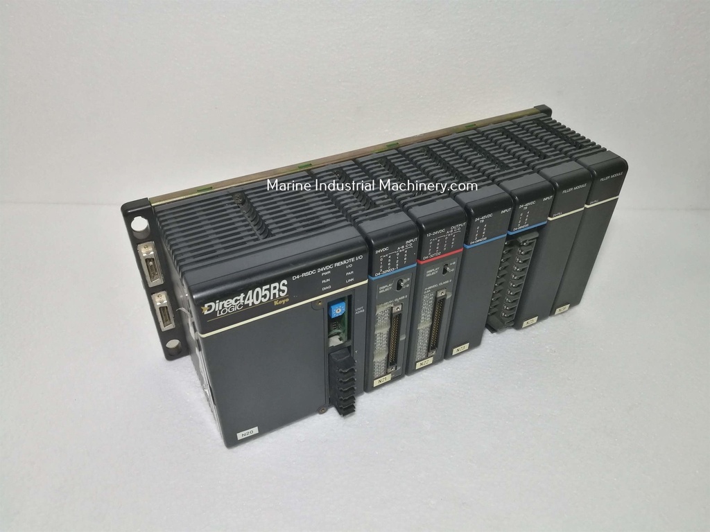 Koyo Direct Logic 405RS D4-RSDC Remote I/O Module PLC Rack