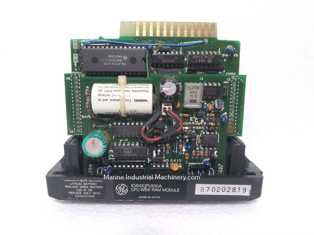 GE Fanuc IC610CPU105A CPU W/1K RAM Module