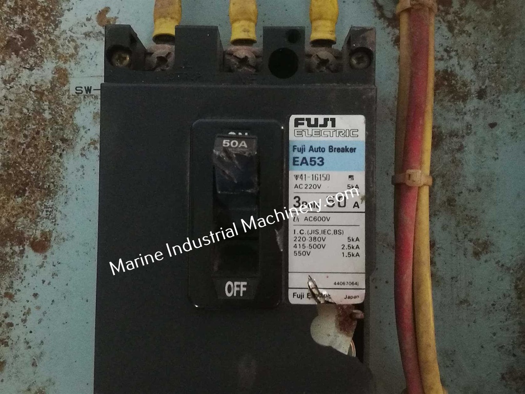 Fuji Electric EA53 3 Pole 50A Auto Breaker