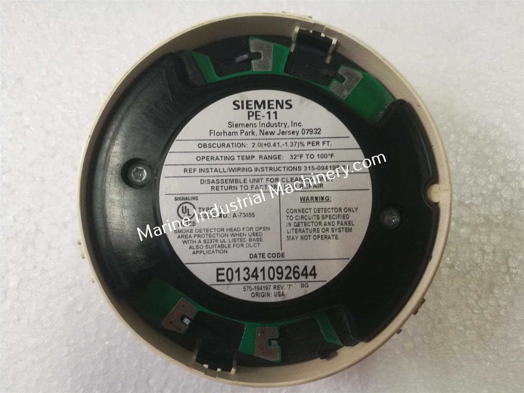 Siemens PE-11 Photoelectric Smoke Detector