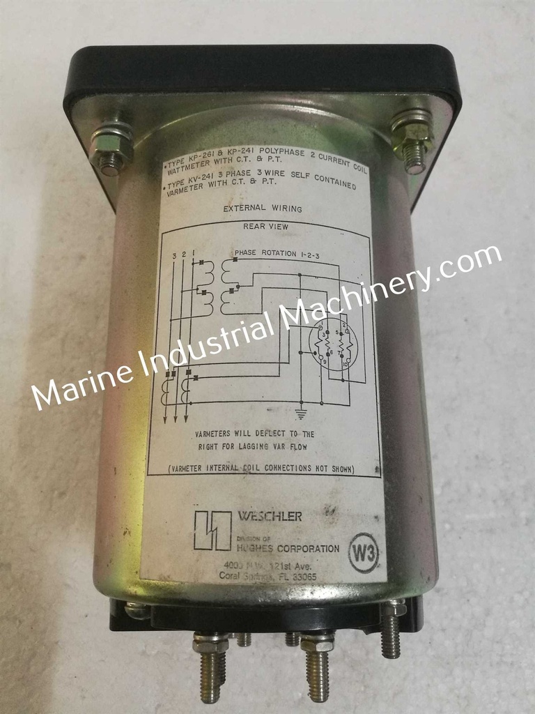 Weschler KP-261 & KP-241 Panel Meter (800-0-800AC Kilowatts)