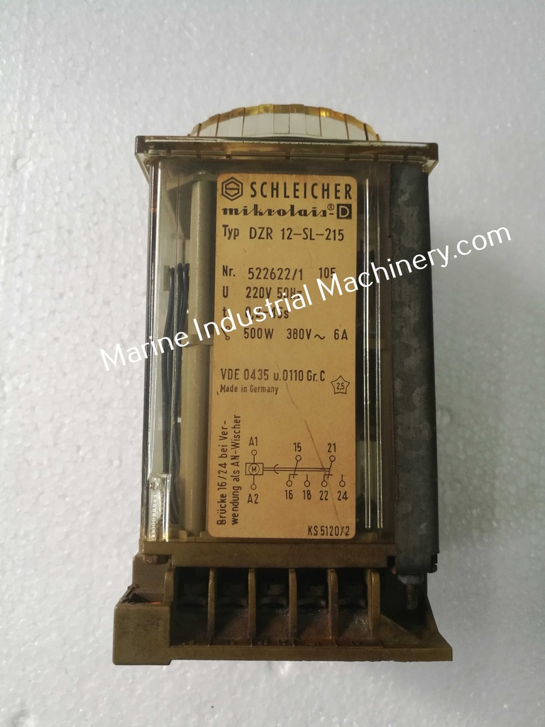 Schleicher DZR 12-SL-215 Time Delay Relay