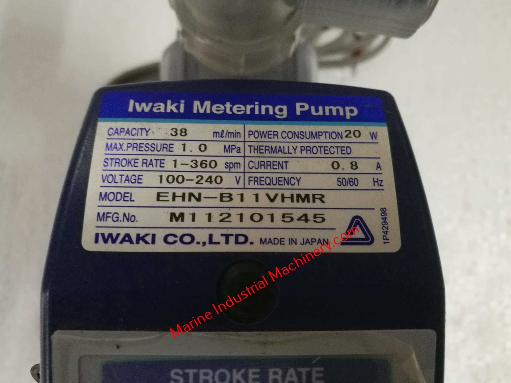 Iwaki Metering EHN-B11VHMR Metering Pump