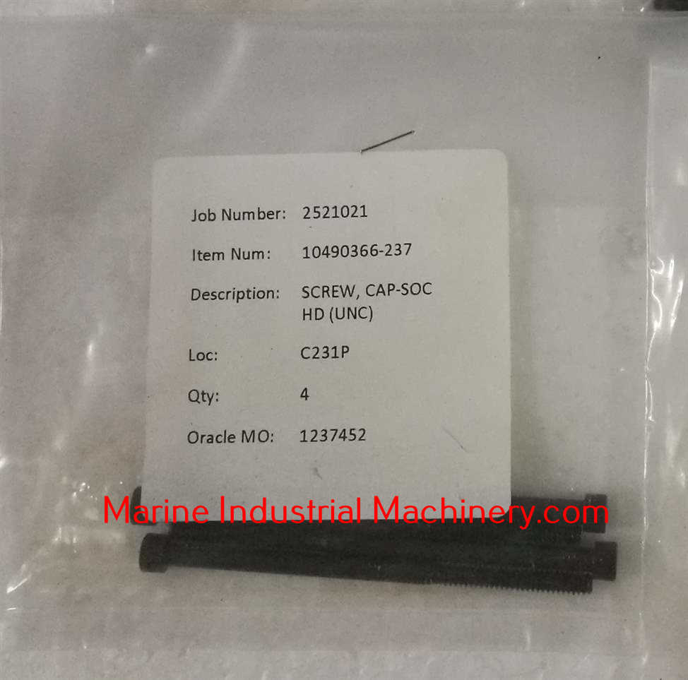 10490366-237 Screw,Cap-Soc HD(UNC)