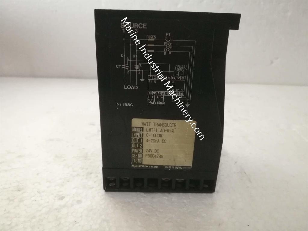 M-System LWT-11A0-R-X Watt Tranducer