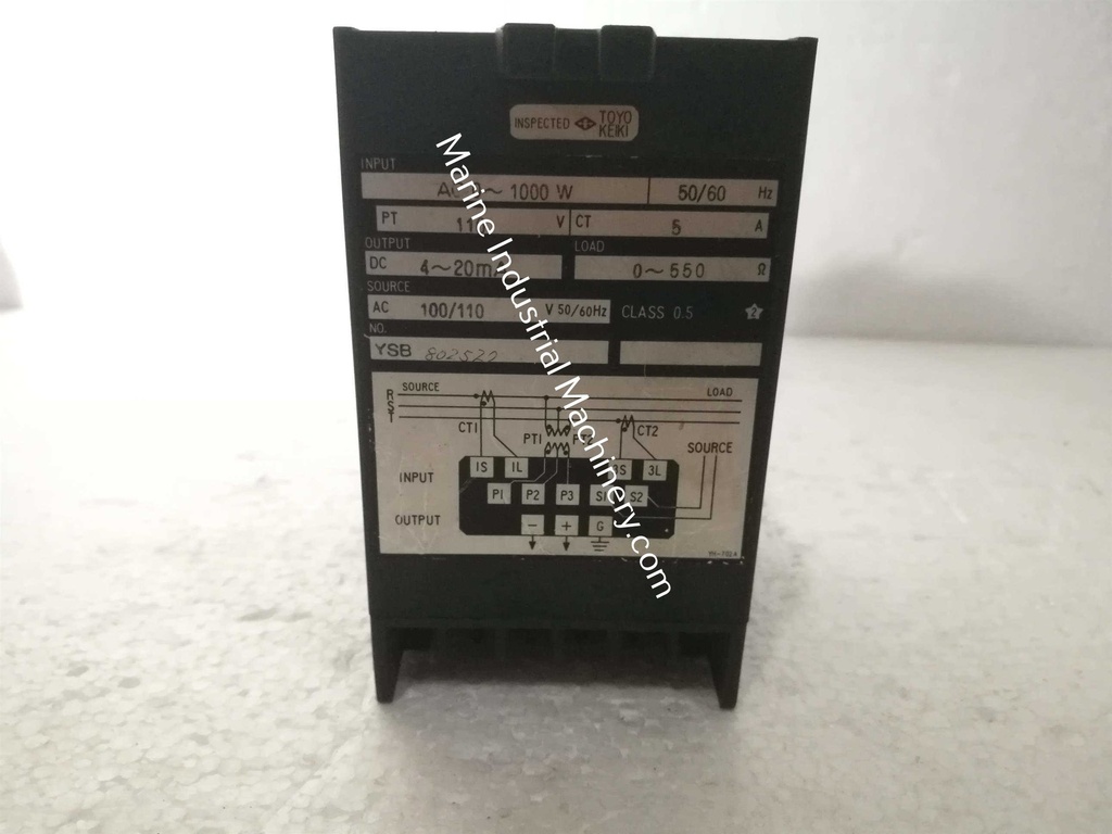 Toyo Keiki EGM-23 3 Phase Watt Tranducer