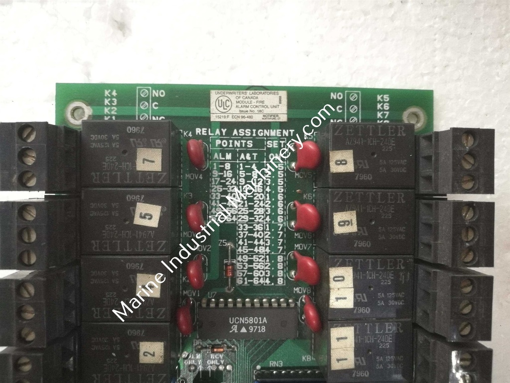 Notifier ACM-8R Annunicator Module 8 Relays Fire Alarm