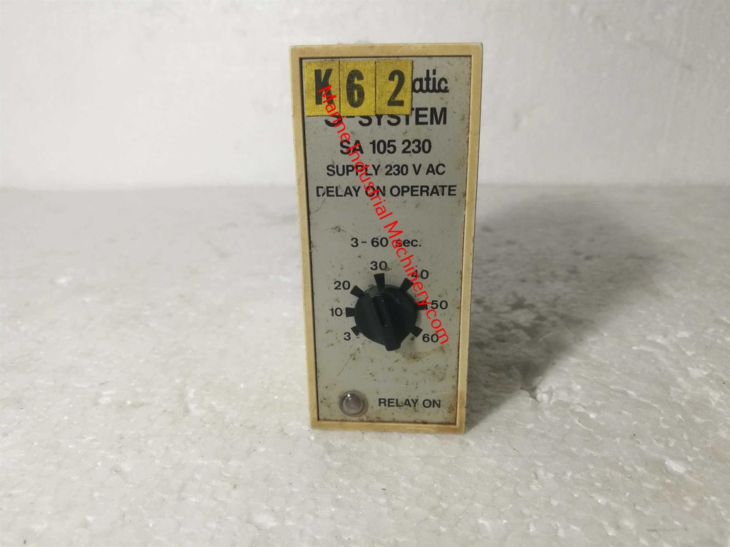 Electromatic S-System SA 245 220 Delay On Operate Relay