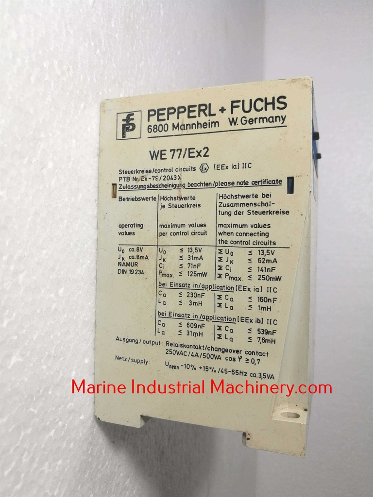 Pepperl+Fuchs WE 77-EX2 Switch Amplifier