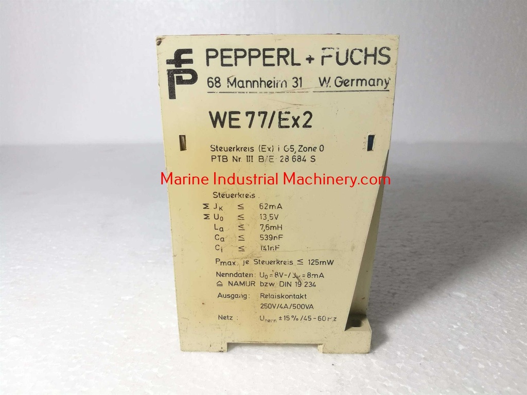 Pepperl+Fuchs WE77-EX2 220V Isolated Switch Amplifier