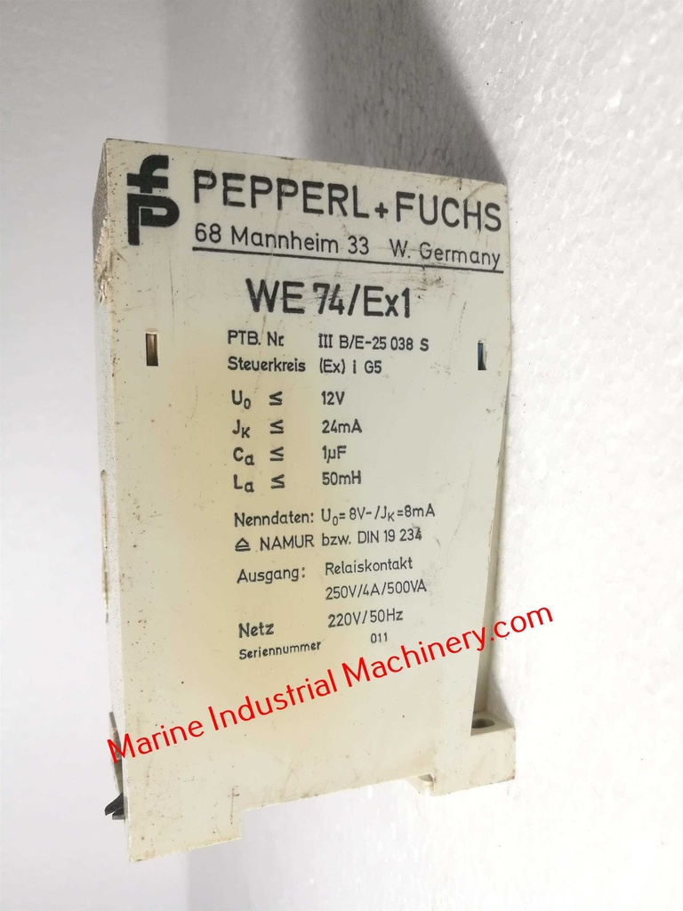 Pepperl+Fuchs WE94-EX1 Safety Barrier-Isolated Barrier